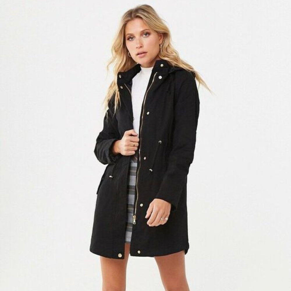 🛒Ambiance Hooded Utility Jacket